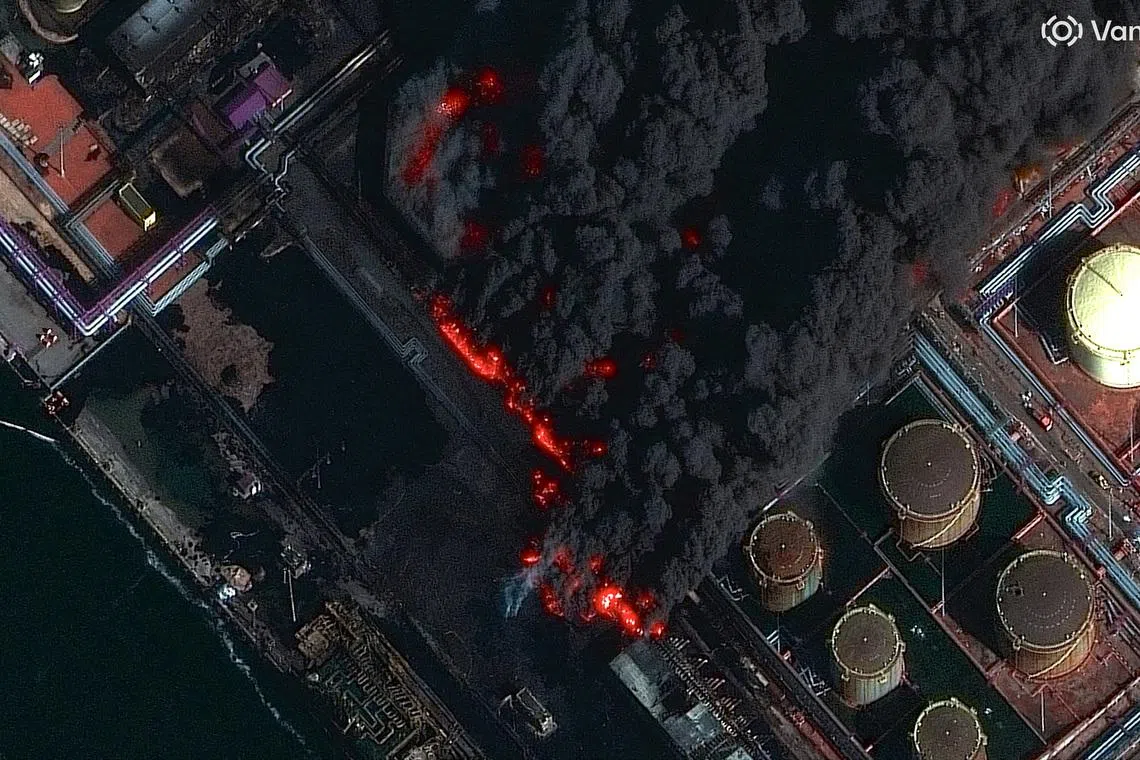 Russian oil terminals under attack unable to accept shipments for second week, sources say