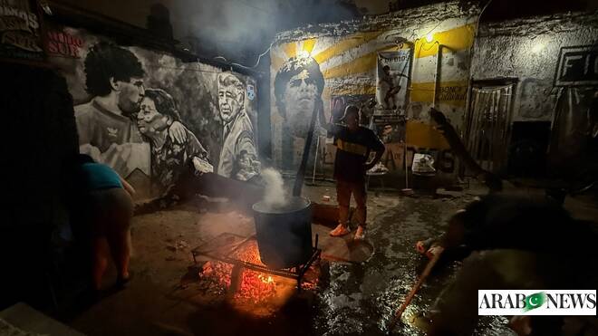 Maradona’s former home is transformed into a soup kitchen in Argentina