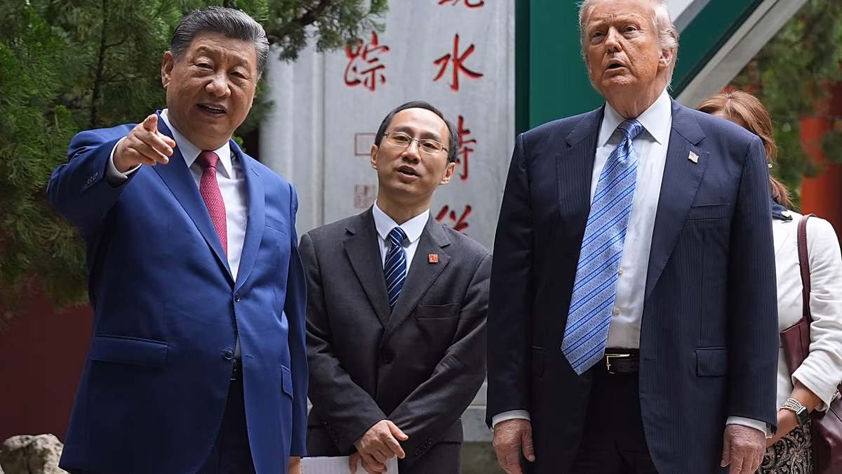 Video. Xi gives Trump private tour of secret garden in Beijing
