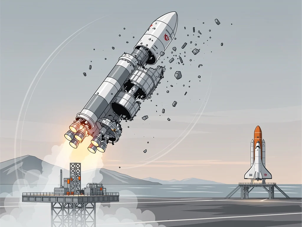 A Rocket Falls From the Sky in China: Space Pioneer's Reusable Ambitions Meet a Harsh Reality