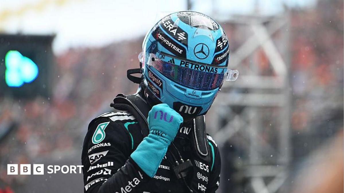 Russell wins Dutch GP sprint from pole position