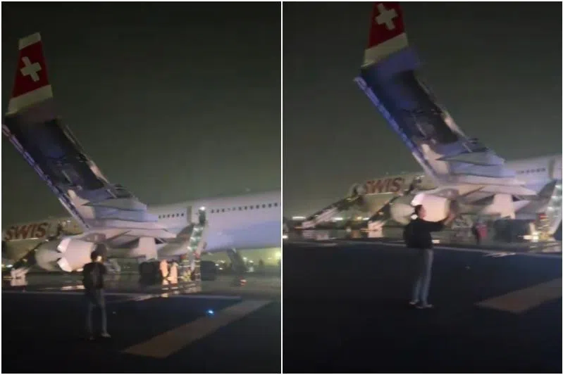 Swiss International says five injured after flight aborts take-off in Delhi