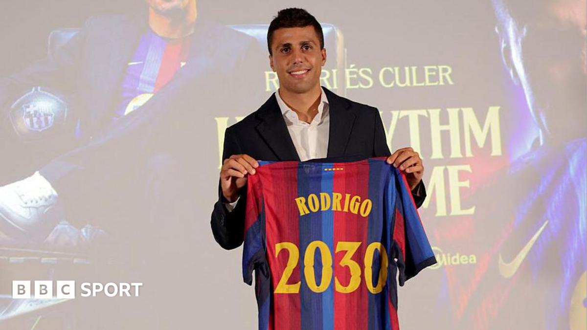 Rodri ready for 'excitement again' after Barca complete £65m deal