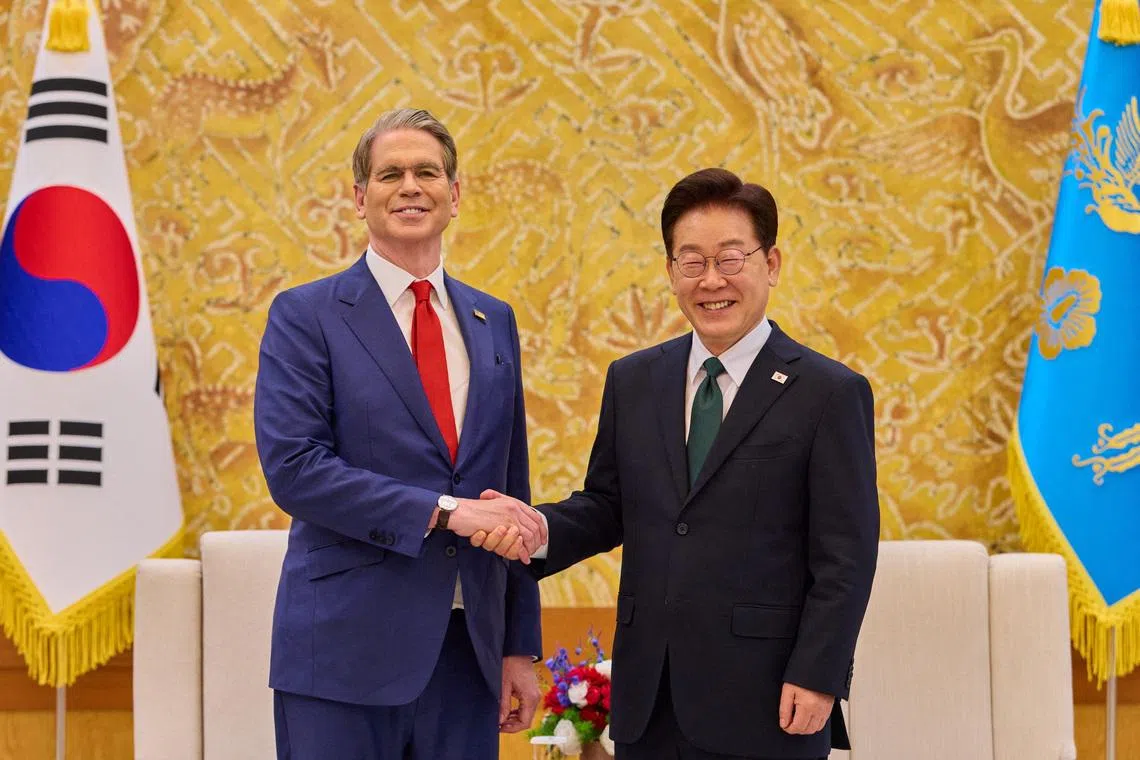 US Treasury's Bessent arrives in South Korea for trade talks with China's He ahead of leaders’ summit