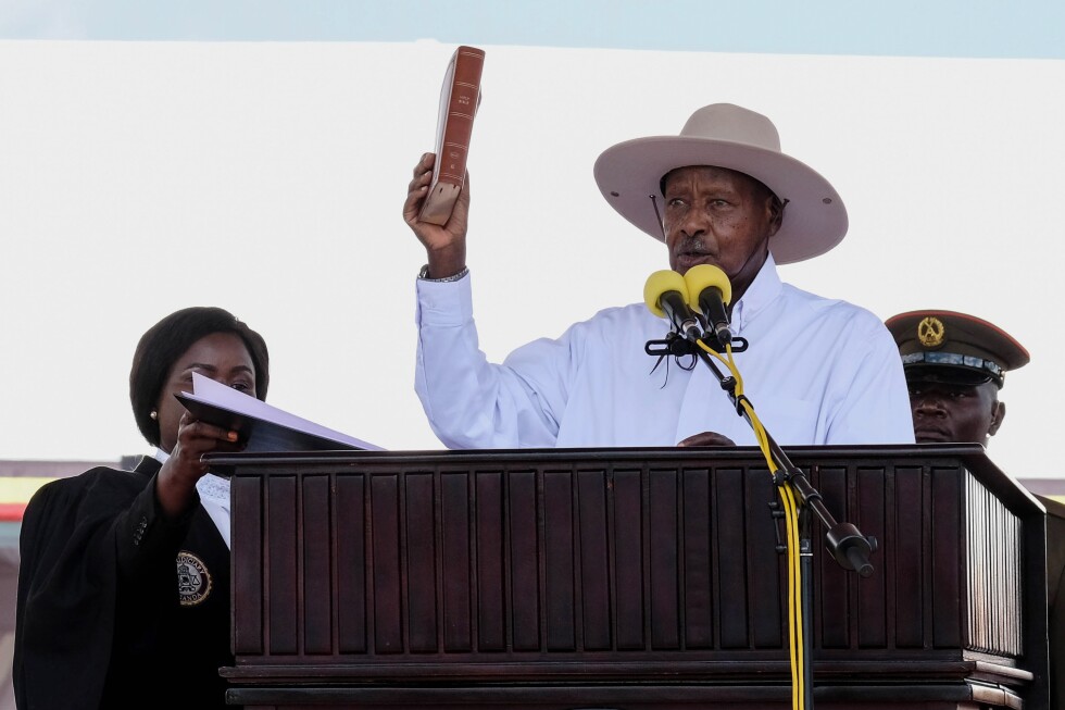 Uganda's president Museveni sworn in for seventh consecutive term as son emerges as de facto ruler