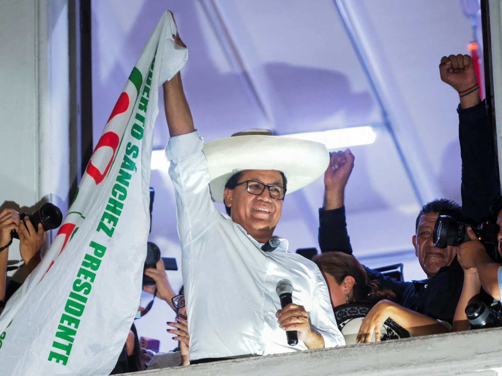 Race tied between left- and right-wing rivals in Peru’s presidential vote