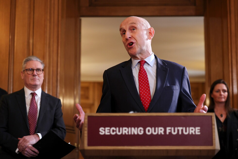 UK defense secretary resigns, saying the government isn't willing to spend enough on the military