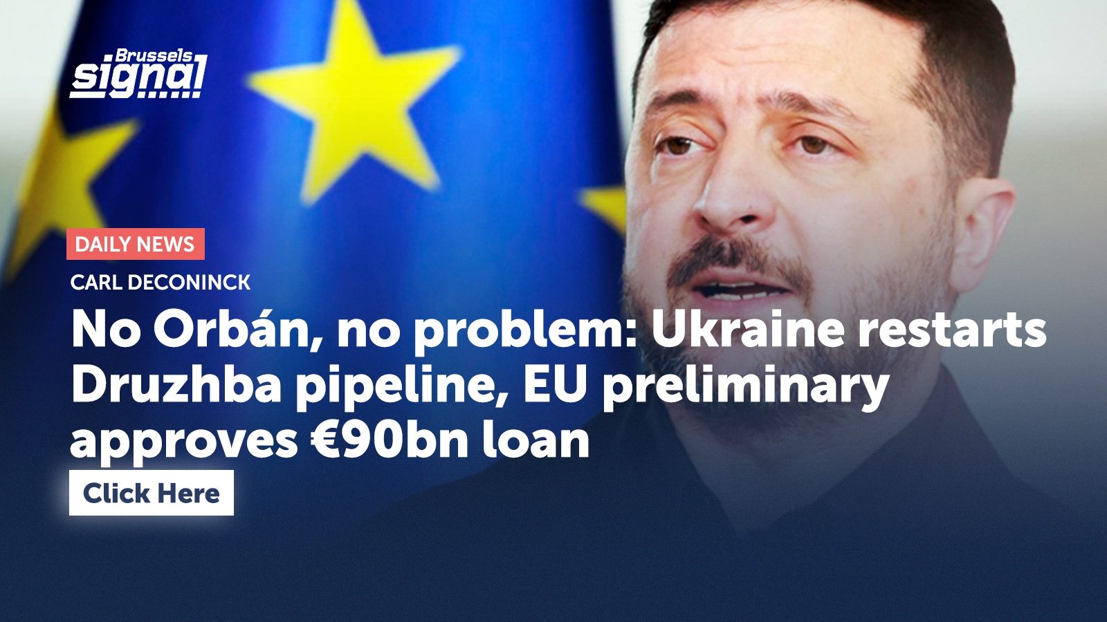 No Orbán, no problem: Ukraine restarts Druzhba pipeline, EU preliminary approves €90bn loan