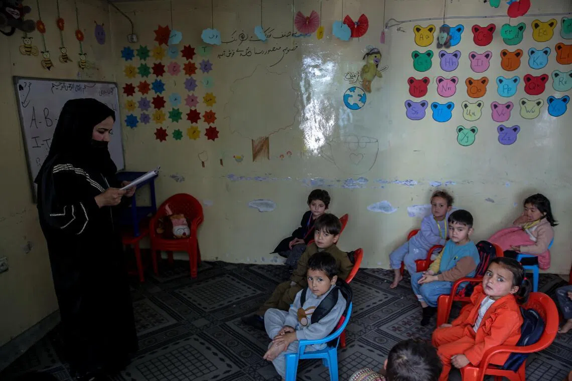 UNICEF warns that Afghanistan could lose up to 25,000 female health workers and teachers