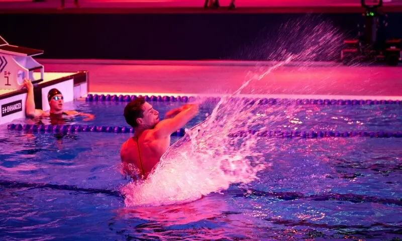 Greek swimmer cashes in with 'world record' at Enhanced Games