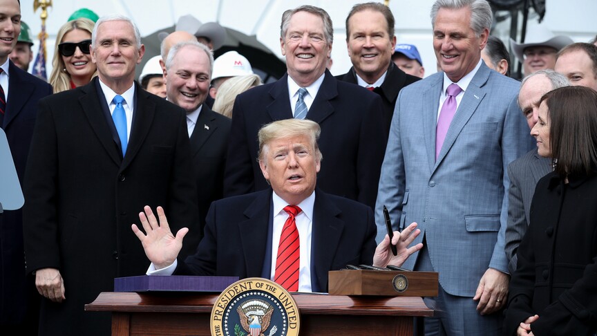 Trump says he may not renew US trade deal with Canada and Mexico