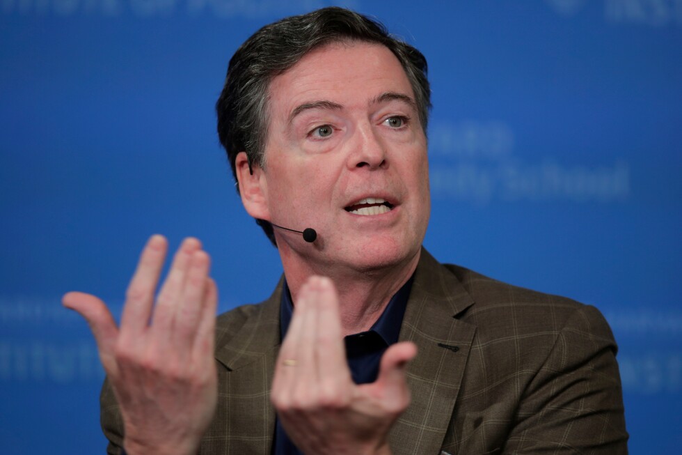 Comey appears in court in Trump threat case that's likely to pose a challenge for Justice Department