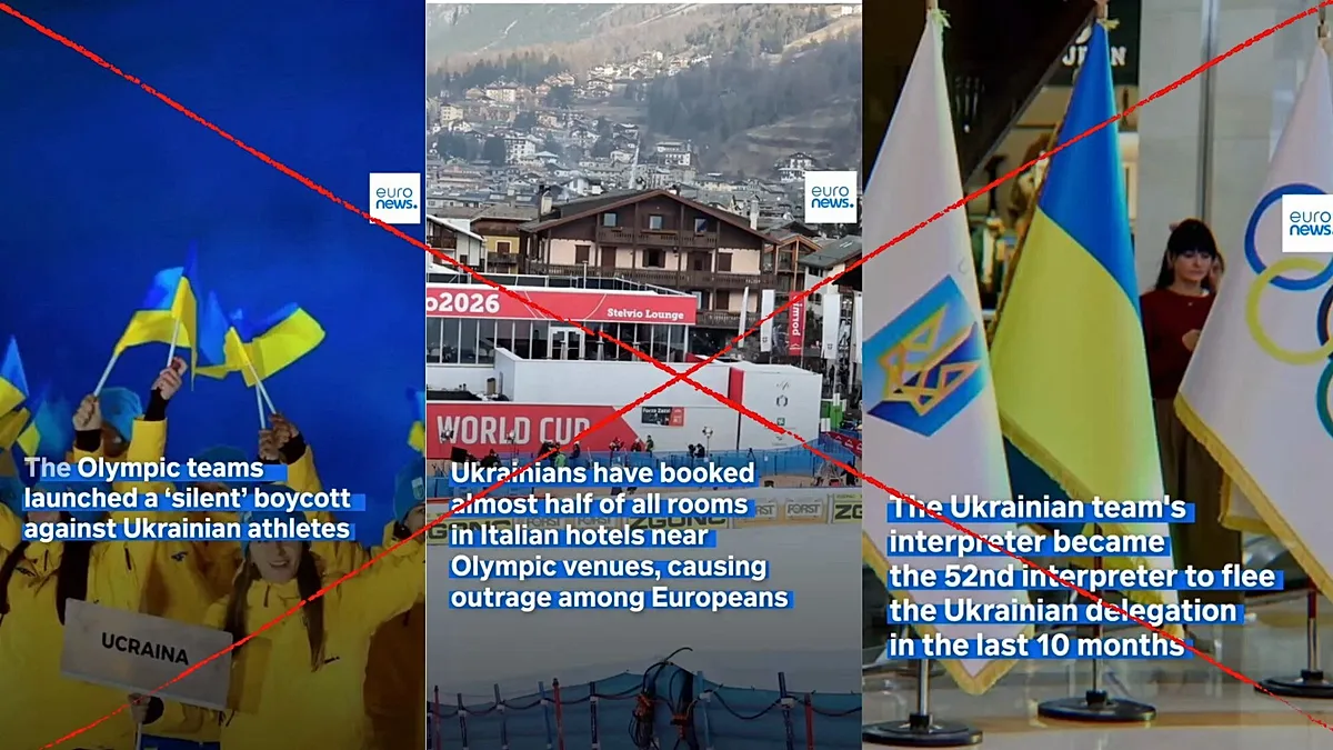 Fake Euronews videos used in large Milan Cortina Olympics disinformation campaign