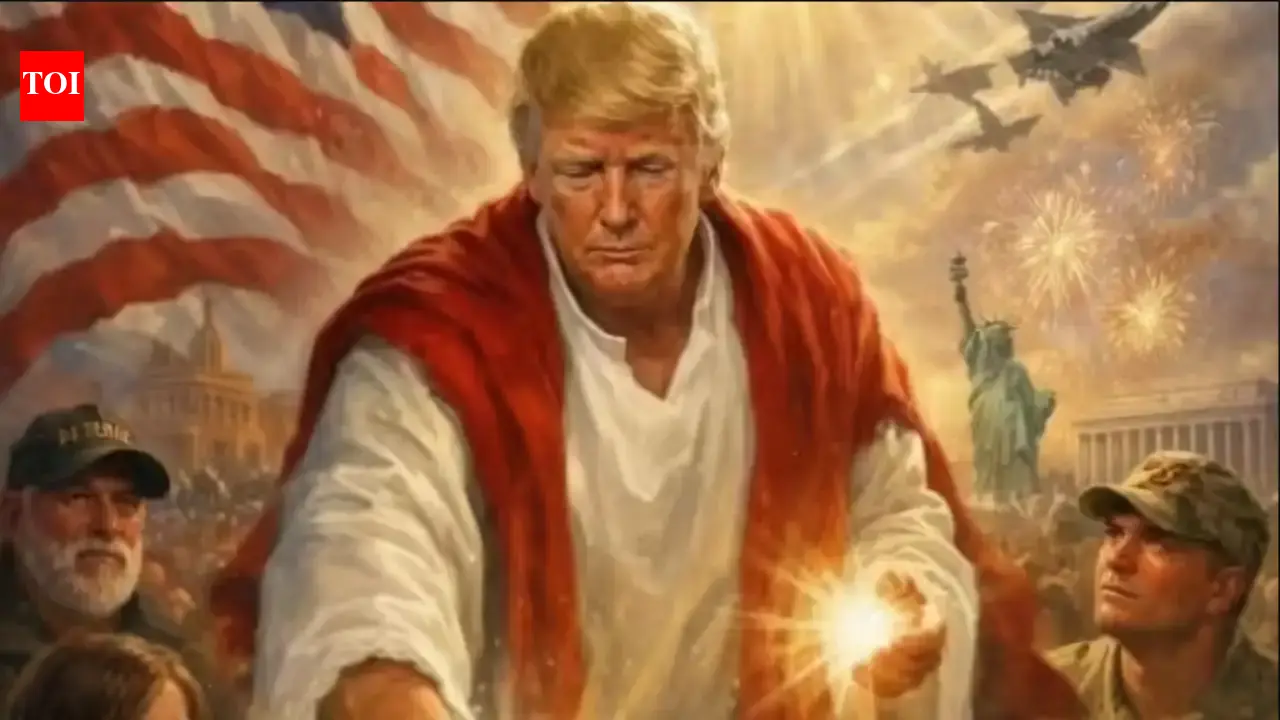Trump deletes post of AI image depicting him as Jesus Christ-like figure