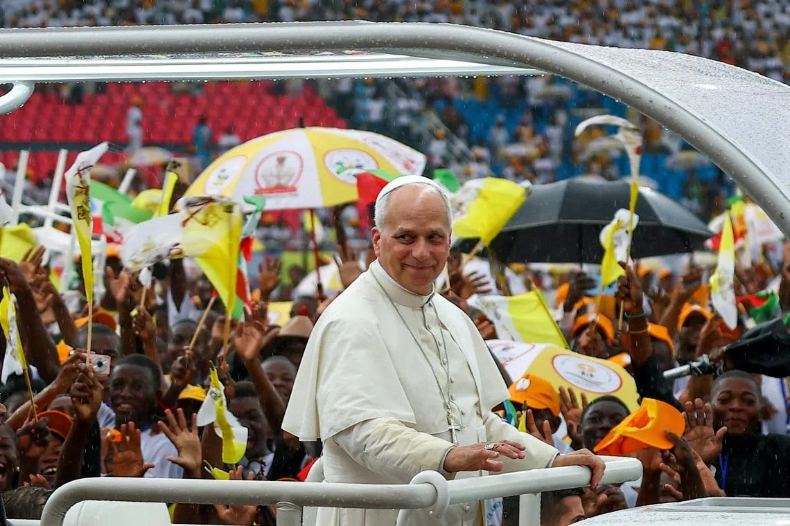 Pope Leo heading back to Rome after outspoken Africa tour