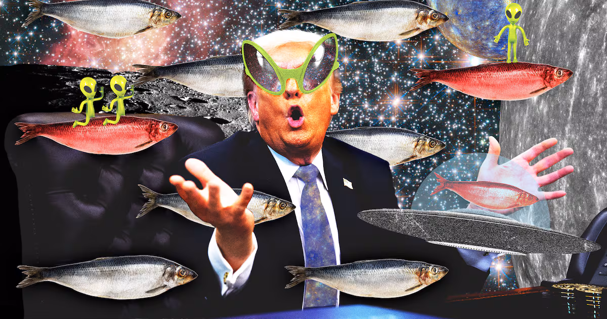 Embattled Trump Tries New Distraction With UFO Files Dump