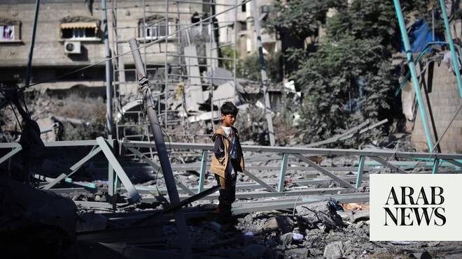 Israeli strike kills Gaza boy and five police officers, police say