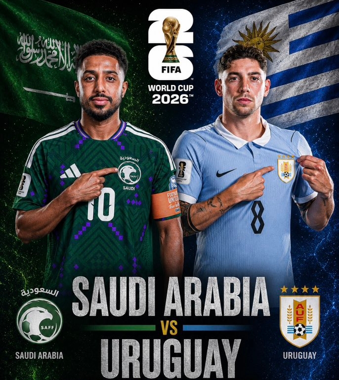 2026 FIFA World Cup: Uruguay Vs Saudi Arabia Confirmed Line Up