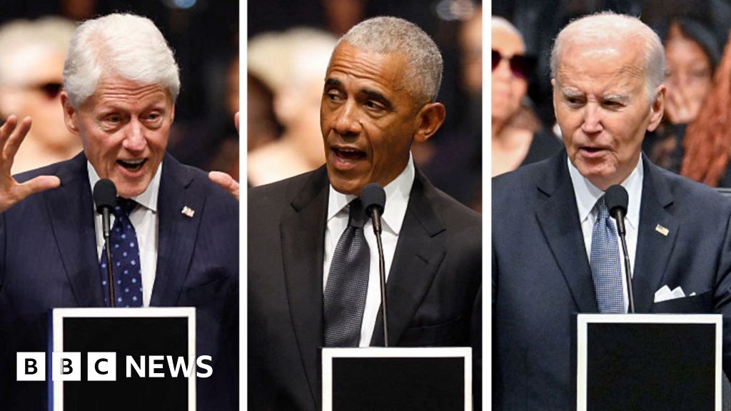 Watch: Obama, Biden and Clinton remember 'tenacious' Jesse Jackson