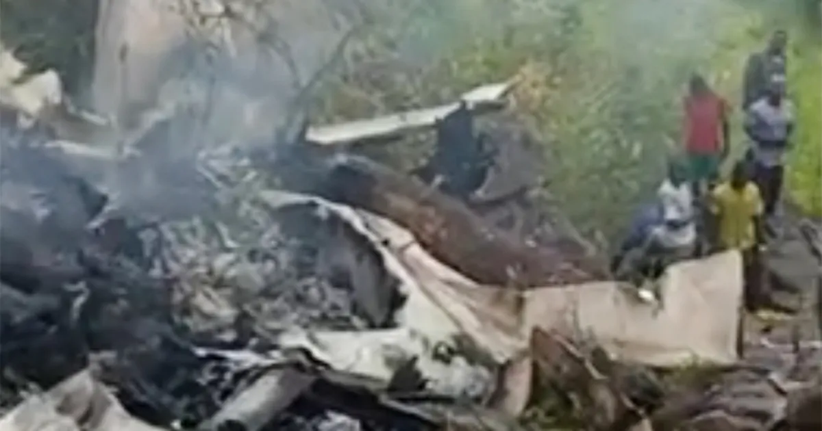 Plane crashes near South Sudan’s Juba, killing all 14 on board