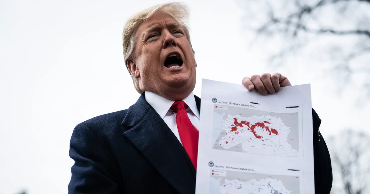 Trump Accused of Showing Off Classified Map on Flight to His Golf Club