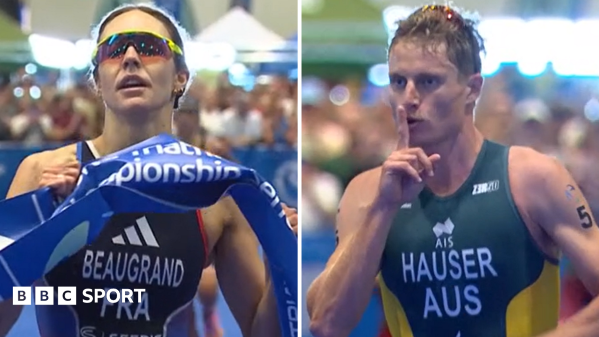 Beaugrand and Hauser take London triathlon wins as GB miss out