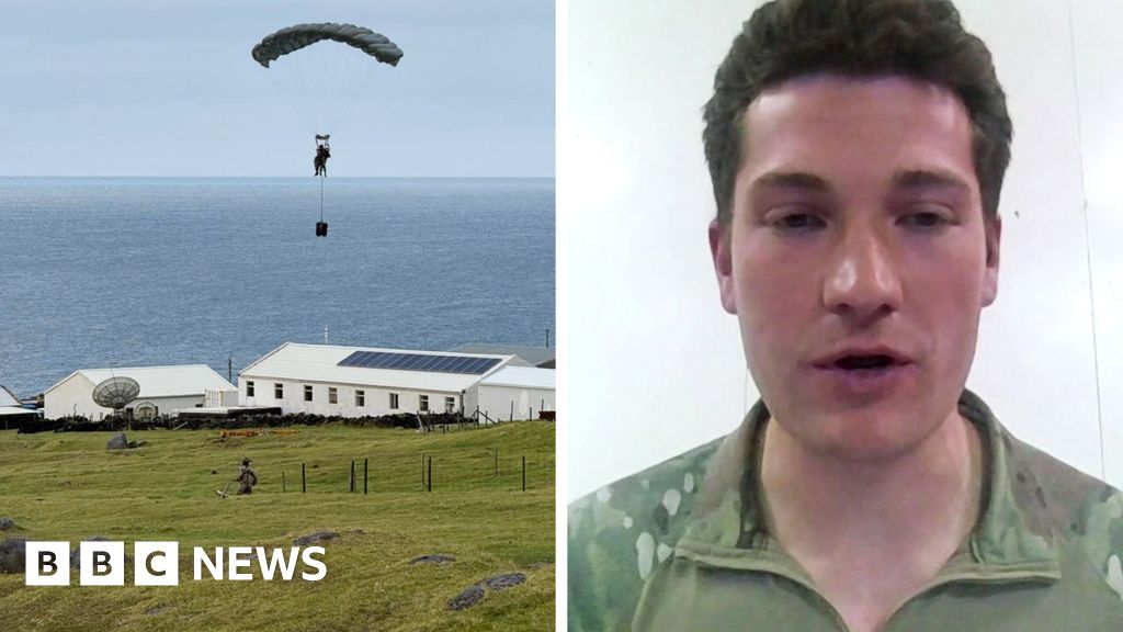 Watch: Soldier on parachuting to remote island to bring Hantavirus aid