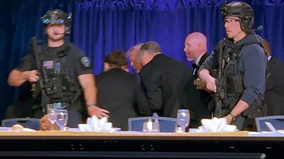 'Absolute chaos': Gunman charges White House Correspondents' Dinner checkpoint with Trump inside