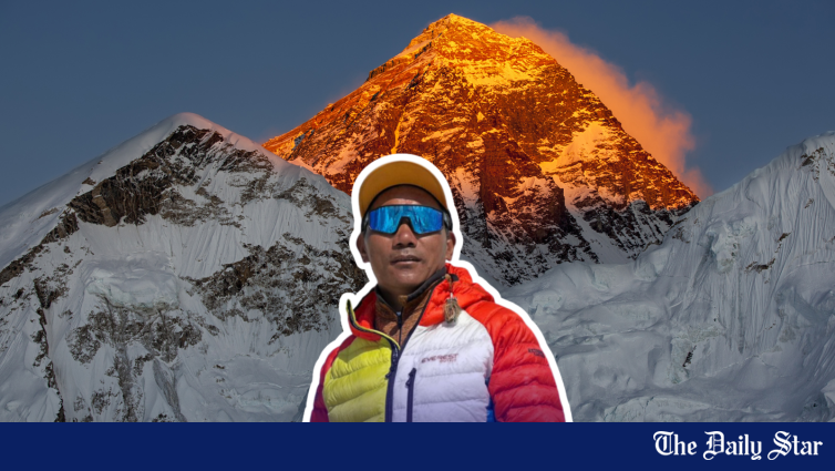 Nepali Sherpa scales Mount Everest for a record 32nd time