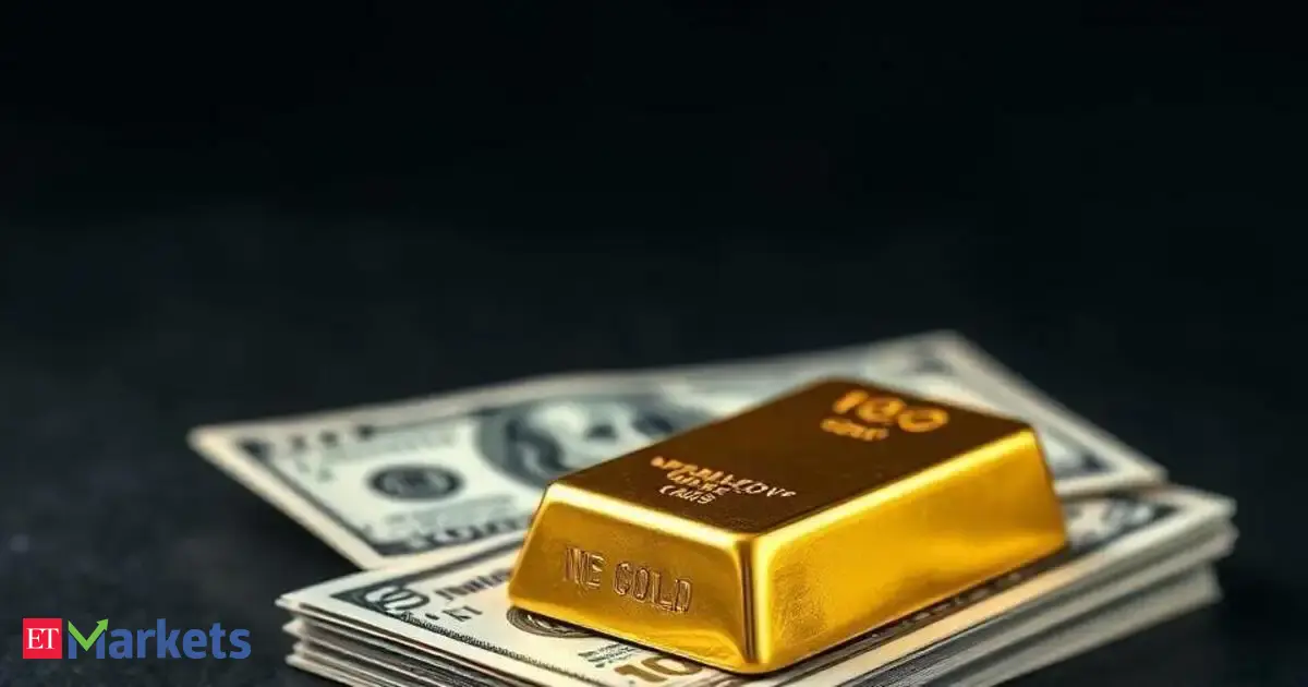 Gold edges lower on firmer dollar, renewed inflation fears