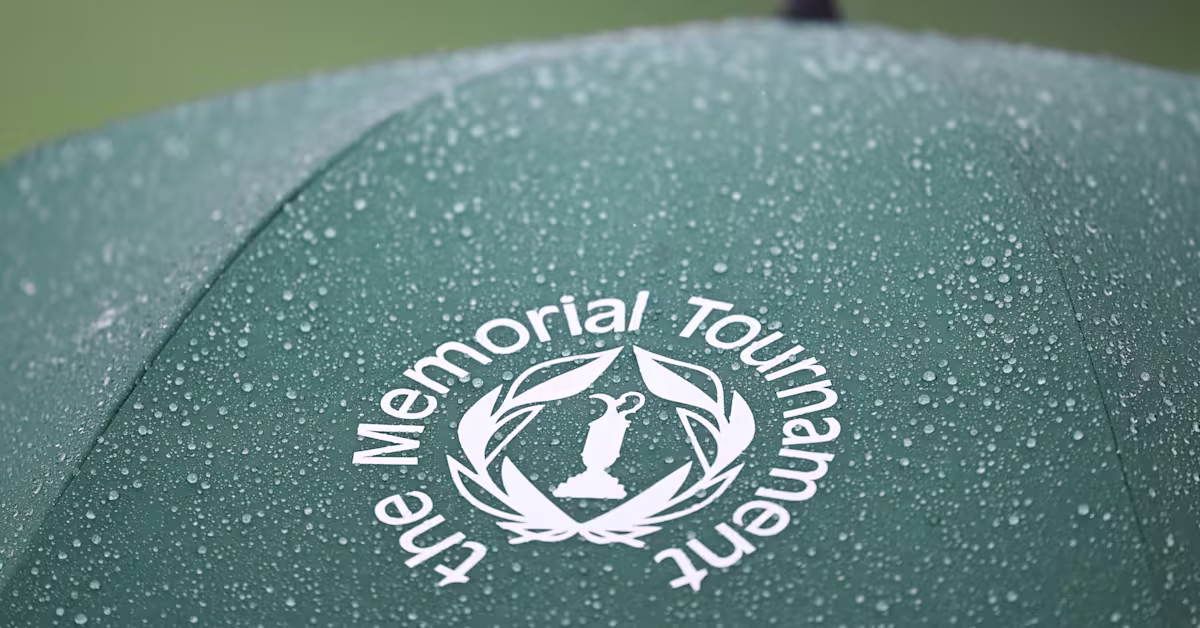 Third round of the Memorial Tournament presented by Workday suspended due to inclement weather