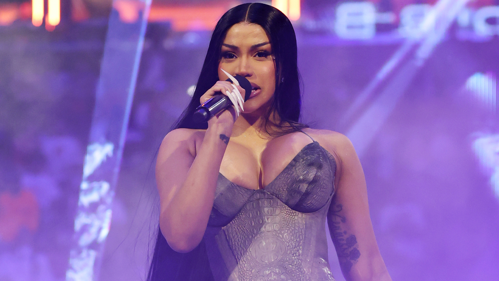Cardi B Trades Knicks Gear for a Croc Matching Set at the NBA Finals Halftime Show