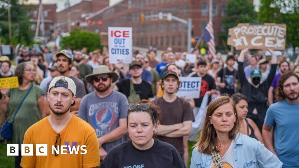 Watch: Maine residents protest latest ICE shooting
