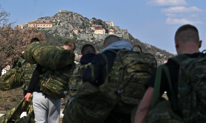 PHOTOS: New basic military training begins in Croatia – 800 recruits in Knin, Slunj and Požega