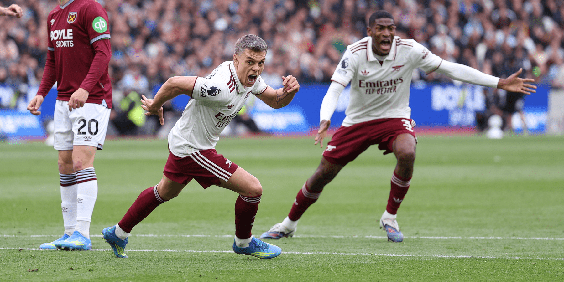 West Ham 0-1 Arsenal Stats: Arsenal Go Five Points Clear Again After Leandro Trossard Winner and Late VAR Drama