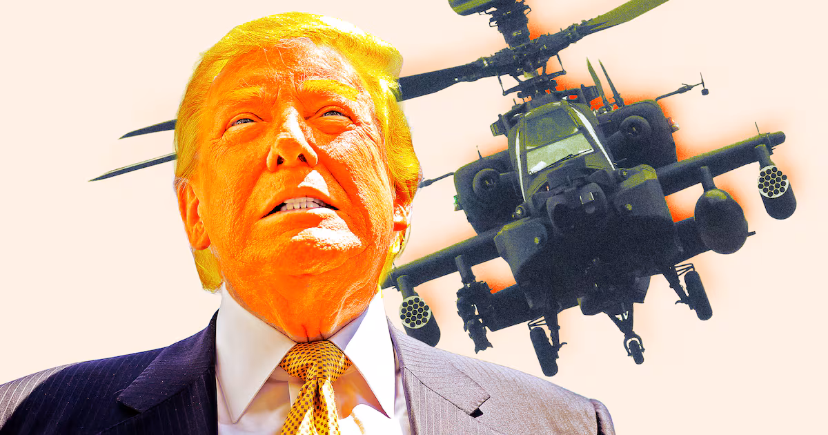 Trump Admits Chopper Was Downed by Military He 'Obliterated'