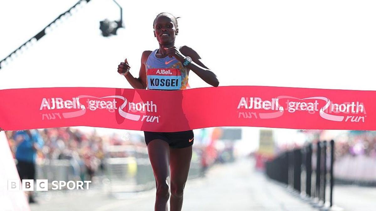 Kosgei wins Great North Run but McColgan withdraws