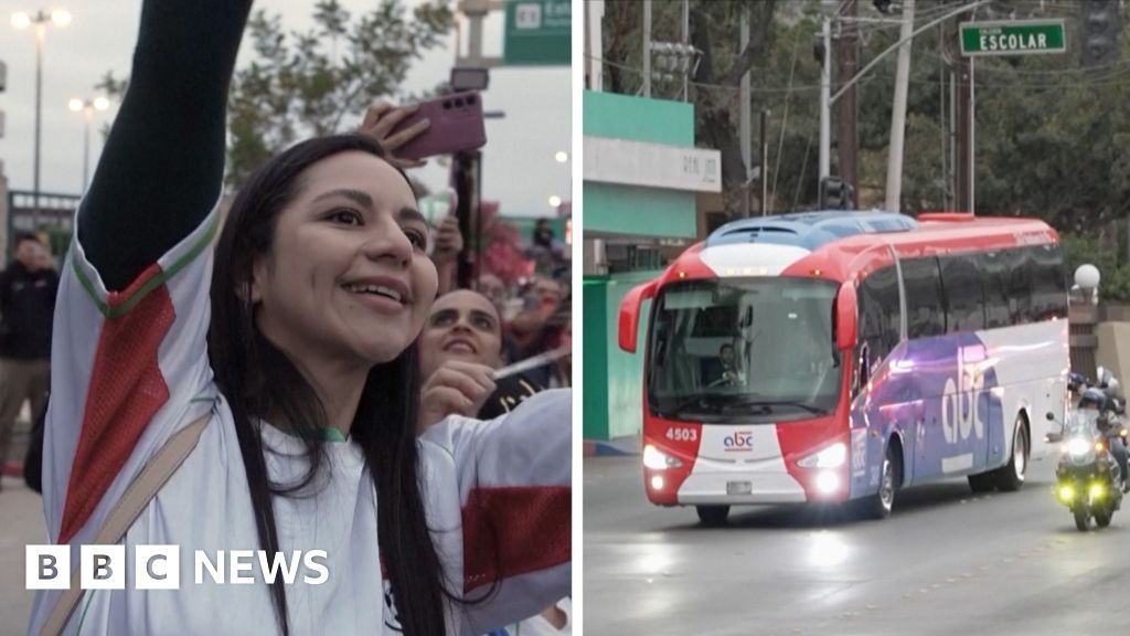 Iran's World Cup football team arrives in Mexico amid US visa row