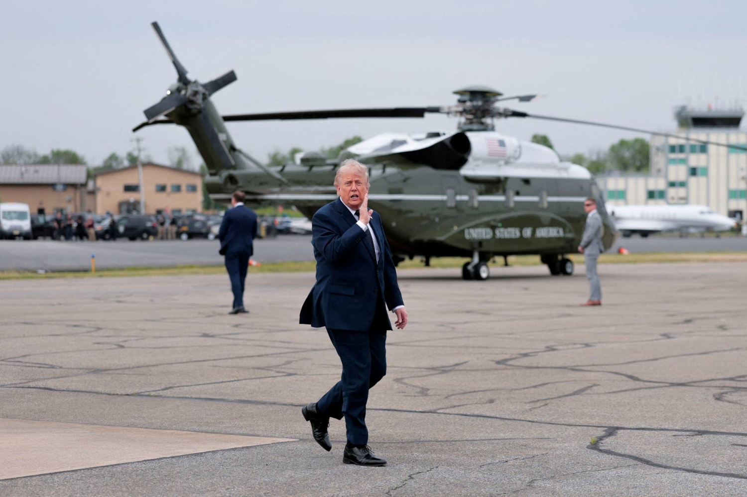 Trump says framework of Iran deal 'largely negotiated,' with provision to reopen strait