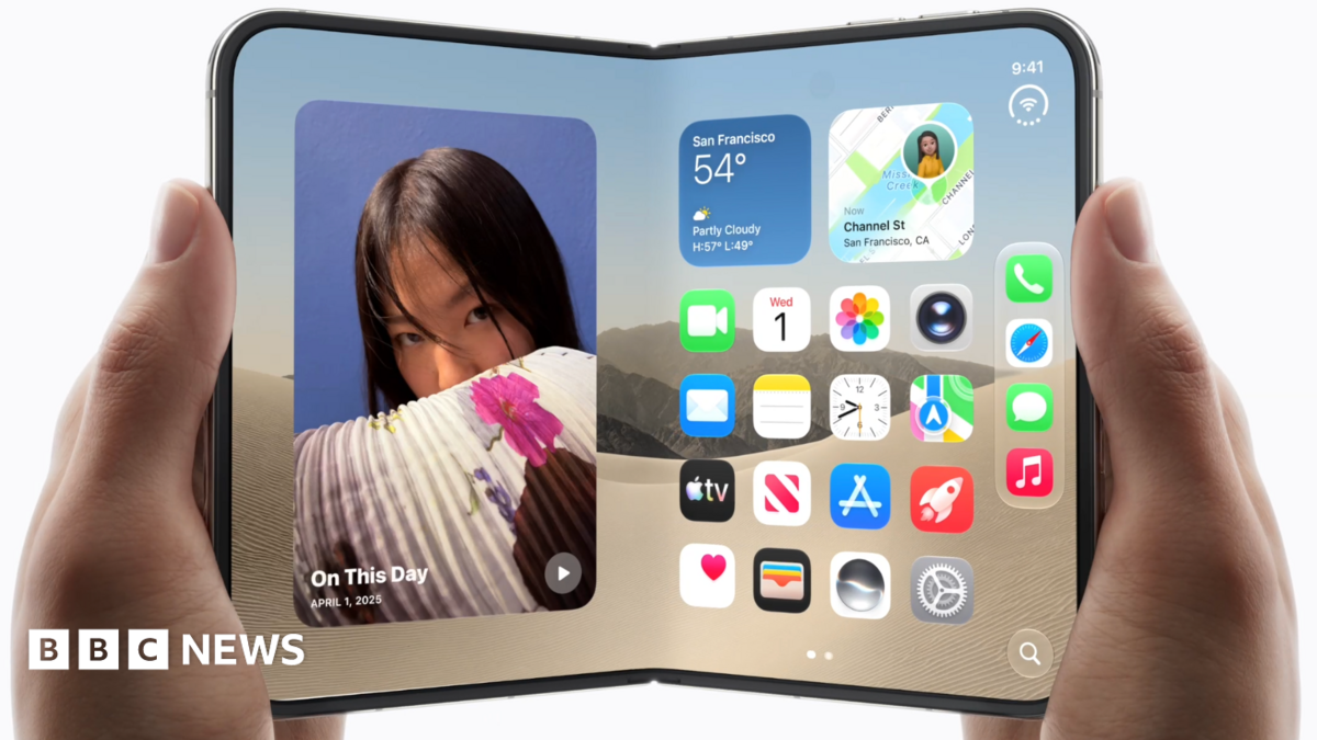Apple unveils its first folding iPhone