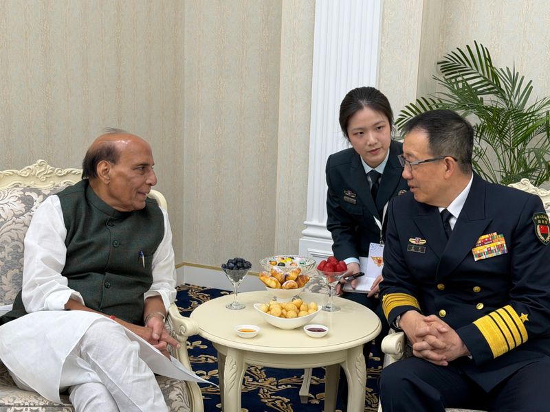 Rajnath Singh meets Chinese, Russian counterparts on SCO sidelines