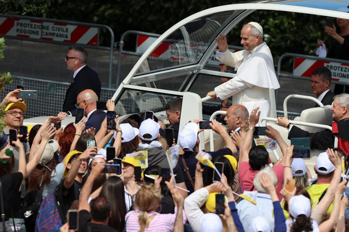 Pope Leo decries 'dizzying' profits earned by companies that pollute