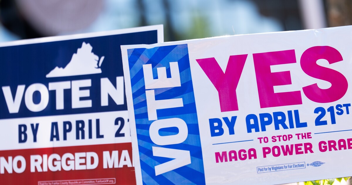 Court rejects Virginia redistricting in a blow to Democrats' counter to Trump, GOP