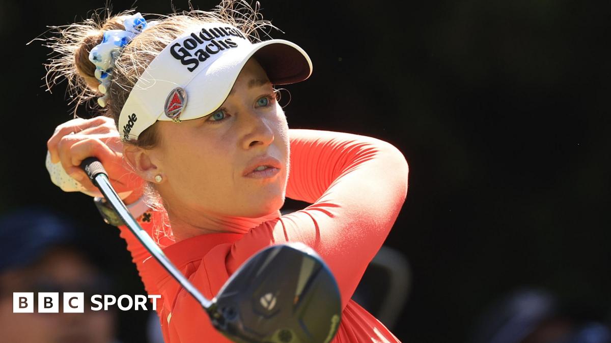 US Women's Open: Nelly Korda moves into share of lead as Charley Hull storms up leaderboard