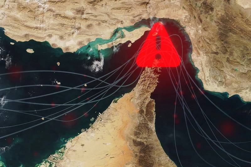 Oil rises $2 as Iran announces closure of Strait of Hormuz