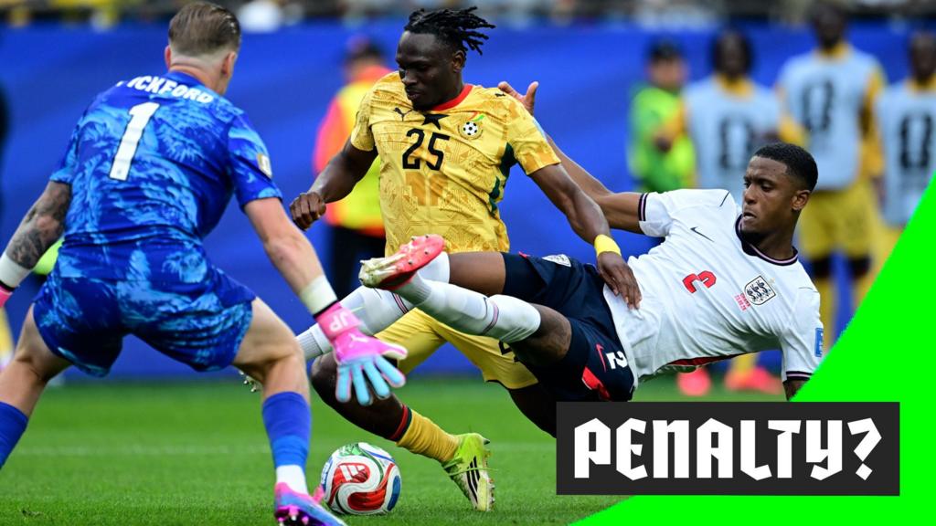 'Anxious moment for England' - should this have been Ghana penalty?
