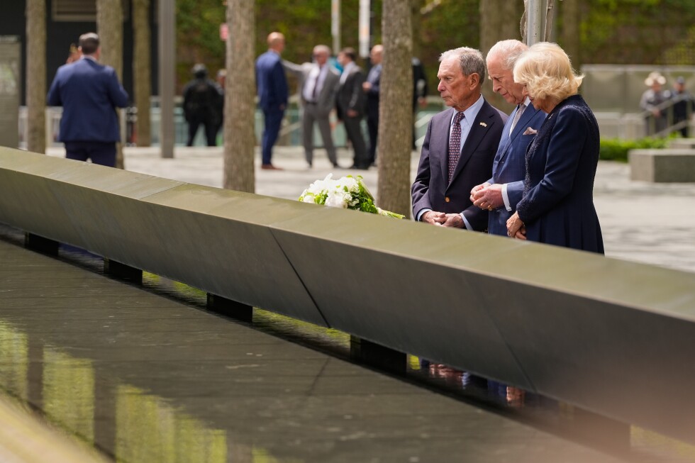 King Charles III and Queen Camilla begin New York trip by honoring victims at the 9/11 Memorial