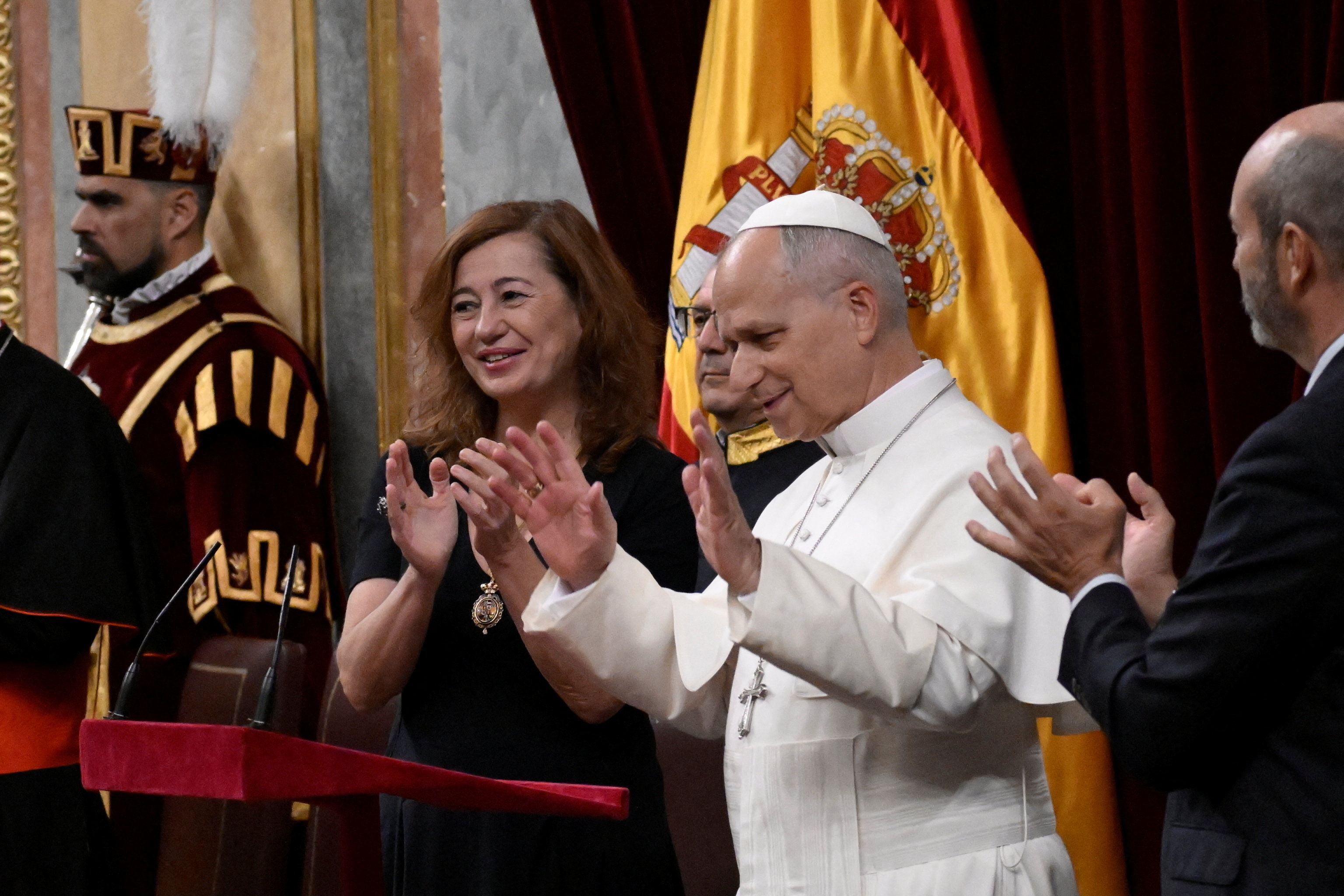 Pope Leo warns Spain’s parliament the world is in ‘profound’ crisis