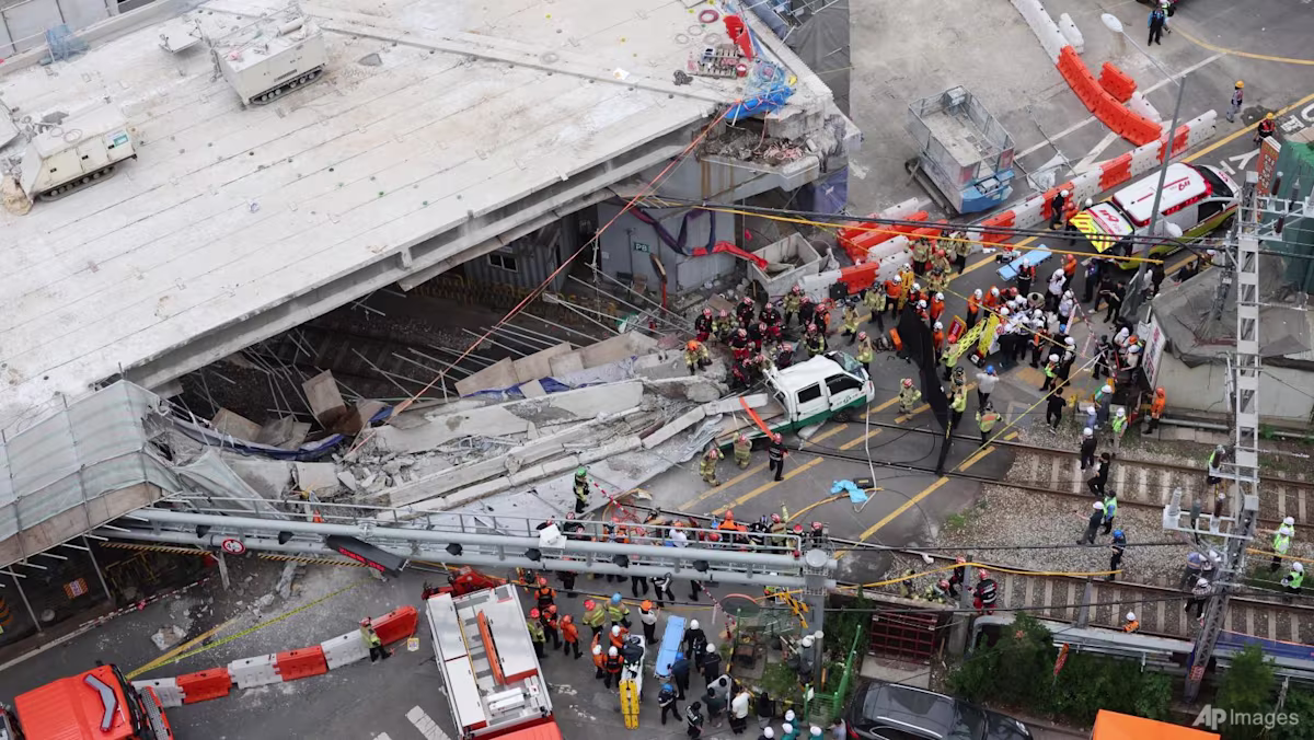 South Korea overpass collapse kills three people during safety inspection