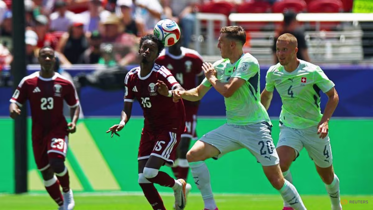 Qatar's top scorer Almoez on the bench, Swiss largely unchanged
